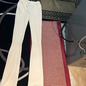 Stacked sweats pants size L